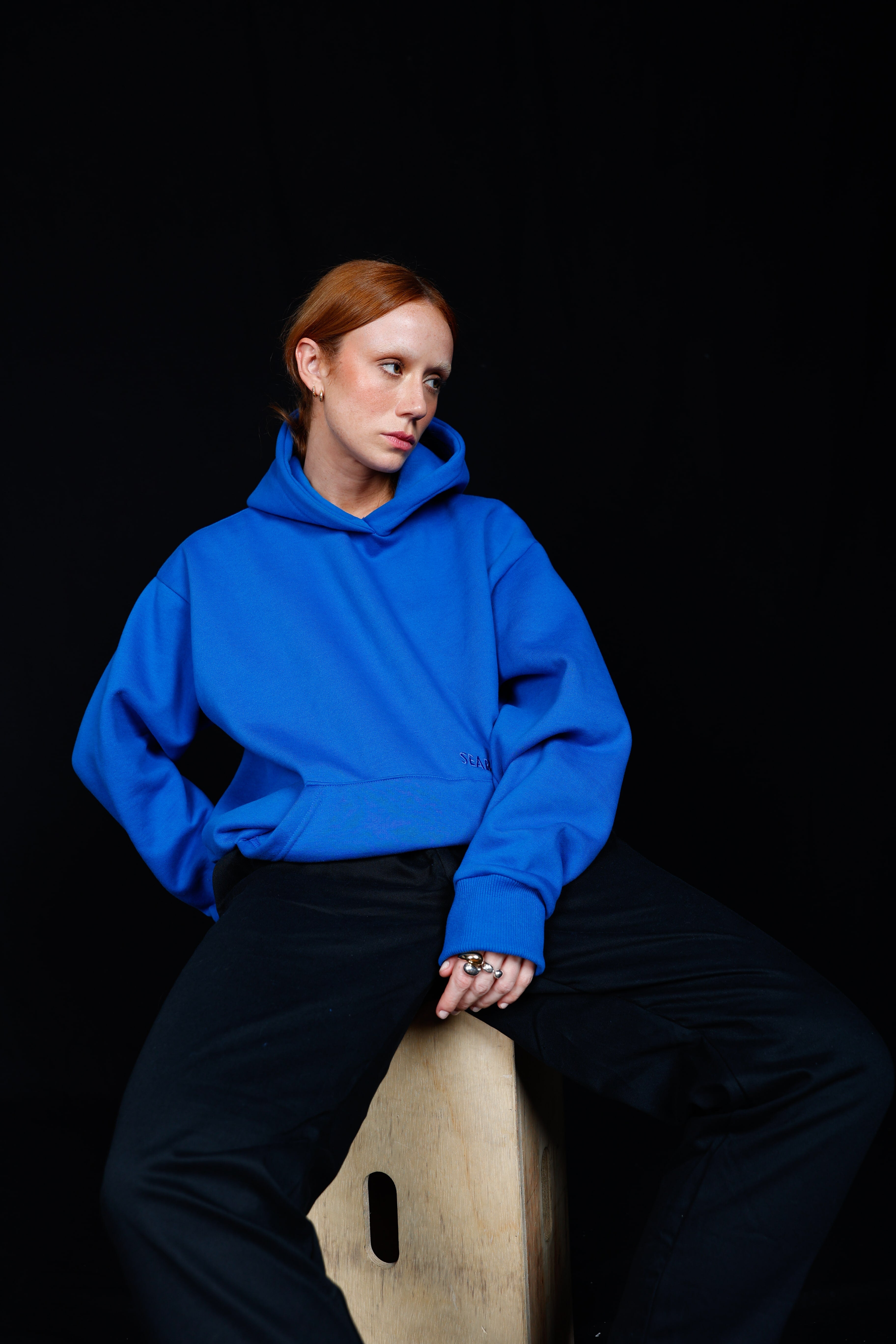 Heavy Basic Hoodie Royal