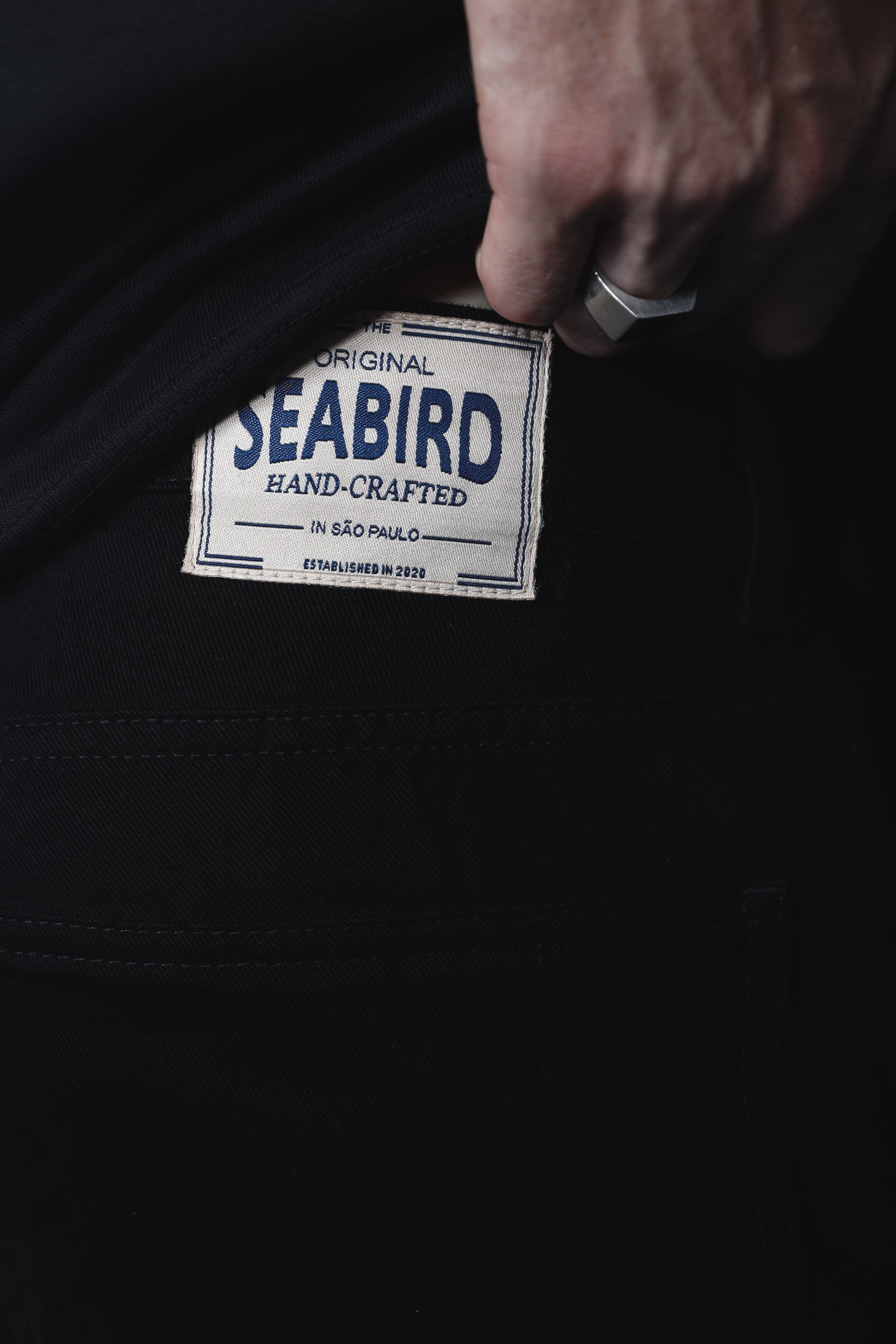 Seabird Wide Jeans Blackout