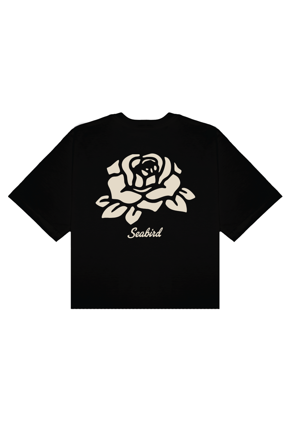 Roses Tee Boxy Preto