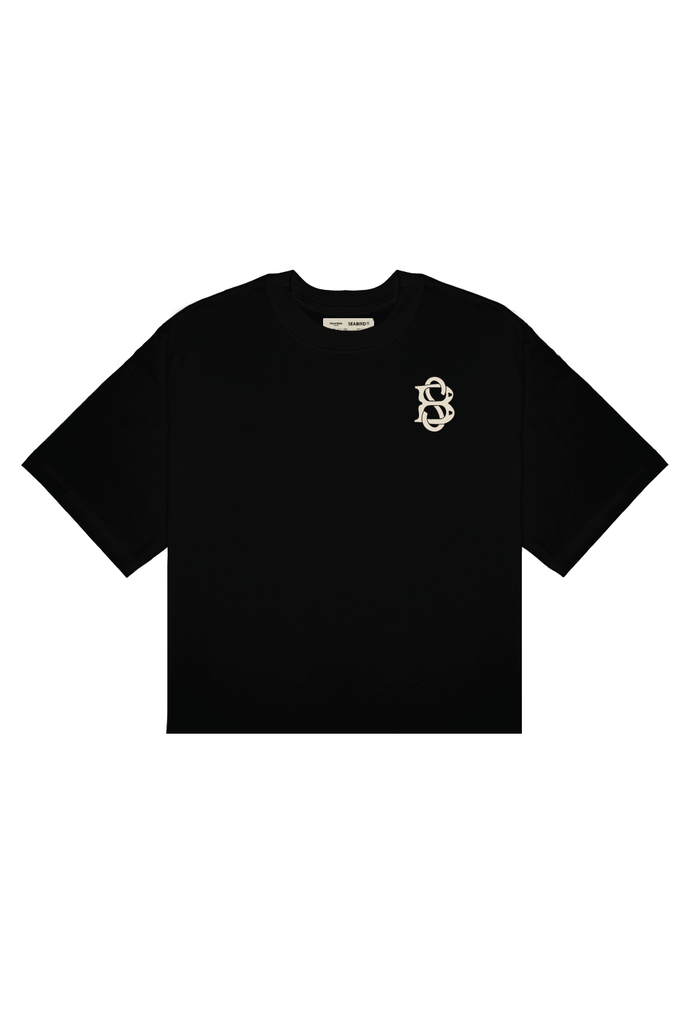 Roses Tee Boxy Preto