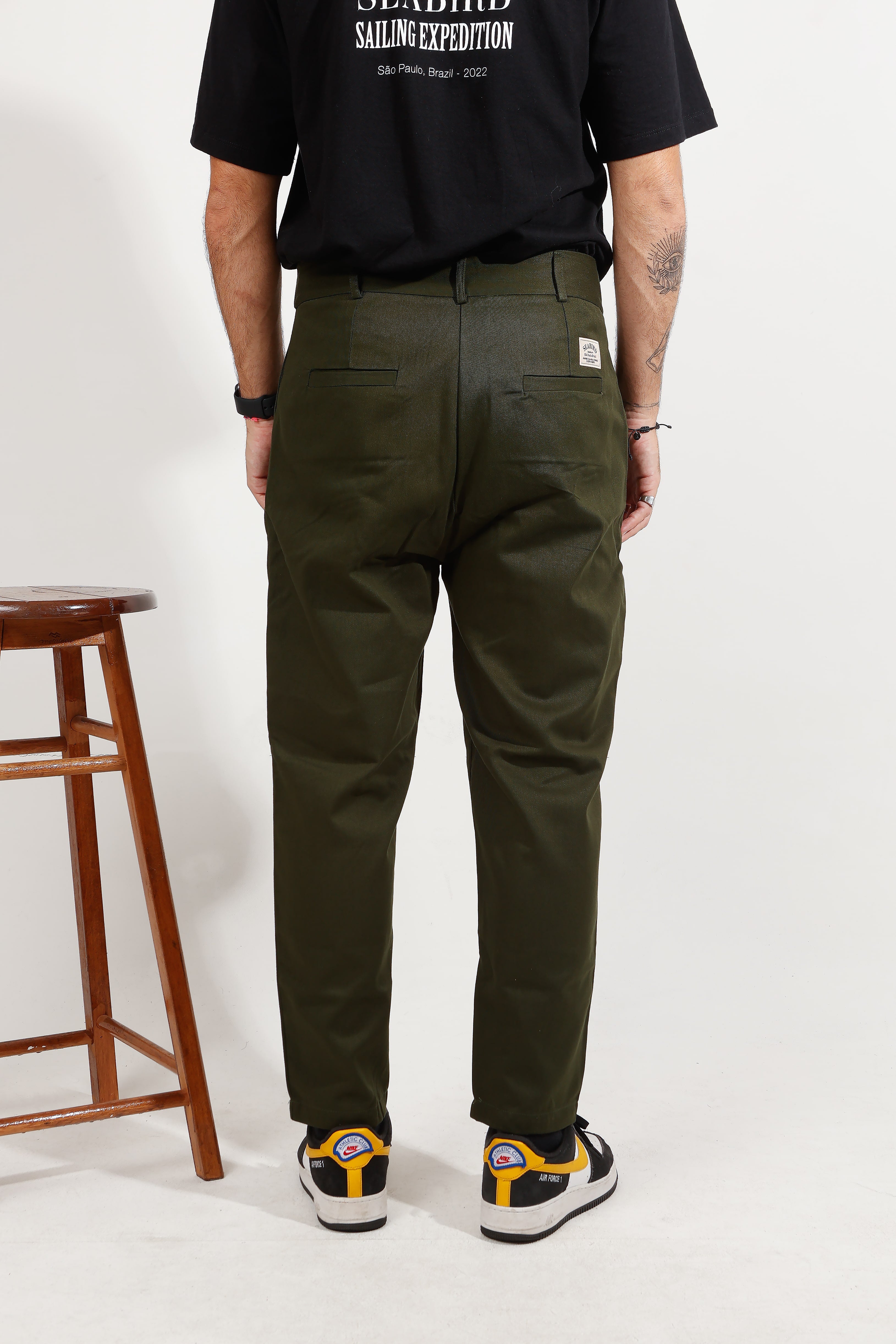 Calça Alfaiataria Verde Militar